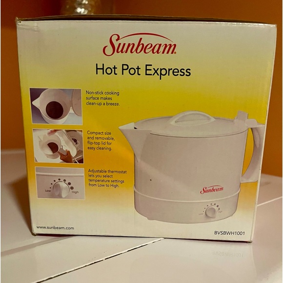 Sunbeam Kitchen Sunbeam Hot Pot Express Electric Kettle 32 Oz Dorm